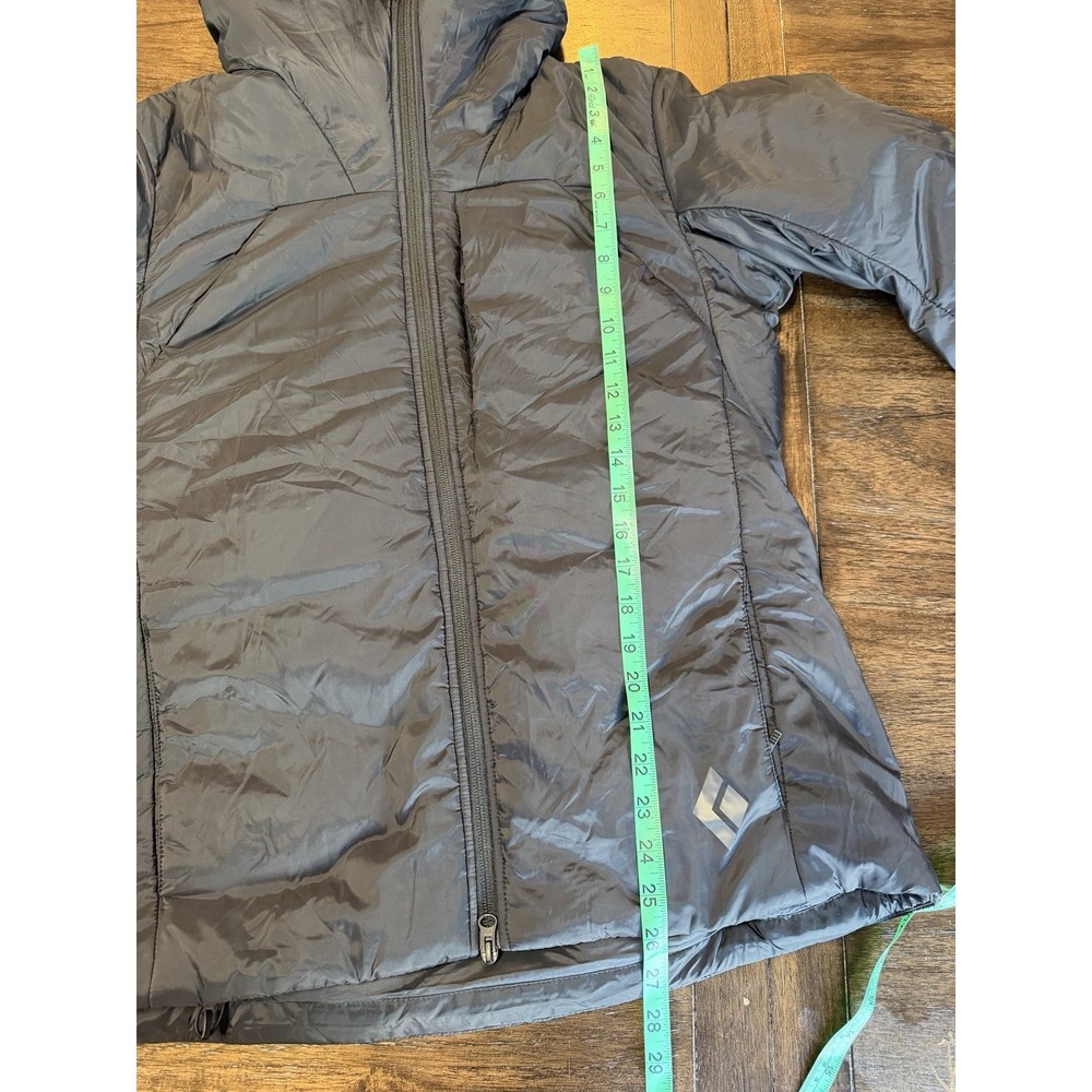 Black Diamond Women's M Stance Belay Parka Black Jacket Coat Insulated Active - Picture 16 of 16